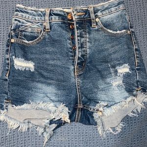 We the free shorts high waist worn once
